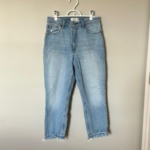 Abercrombie Light Wash Mom Jeans